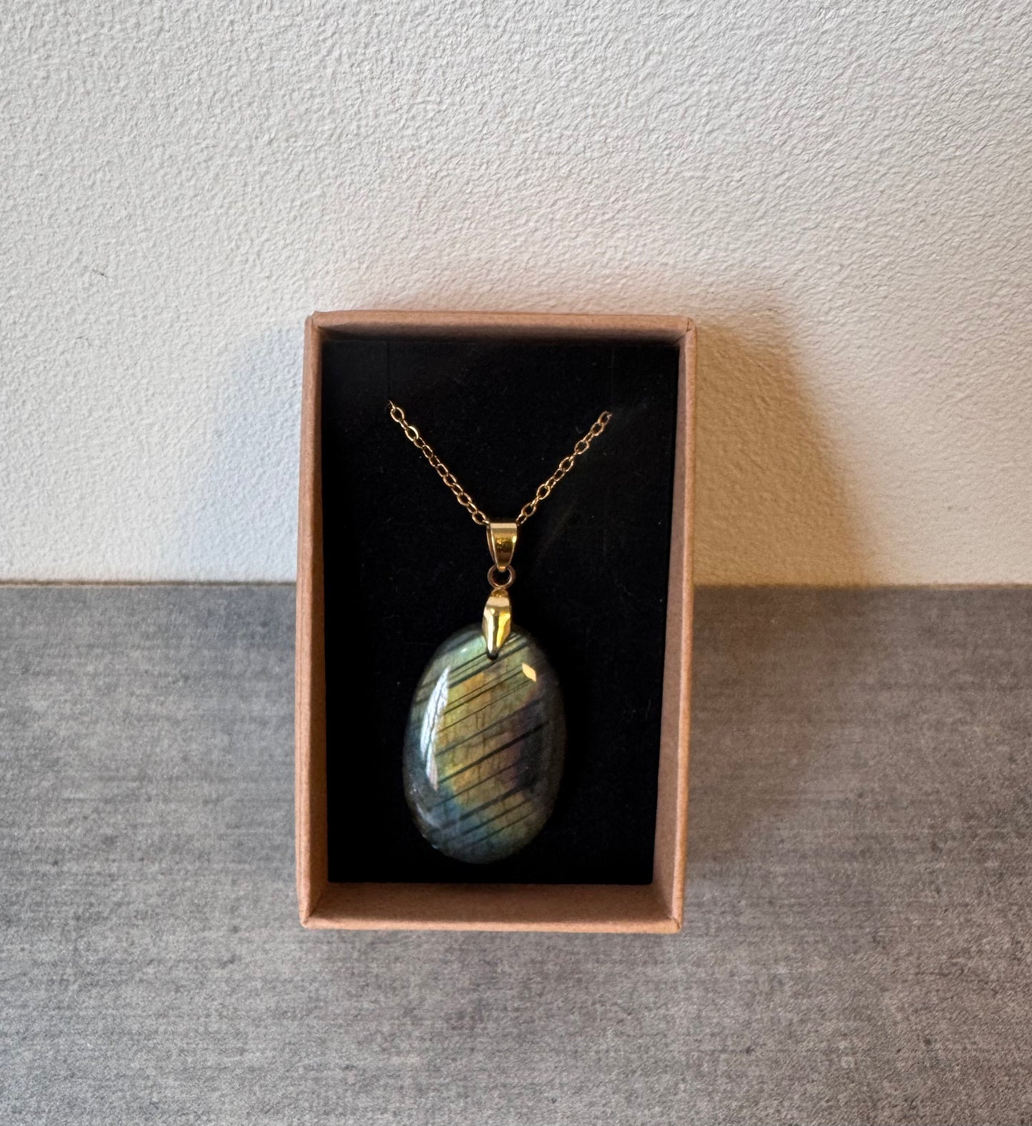 Collier en Labradorite