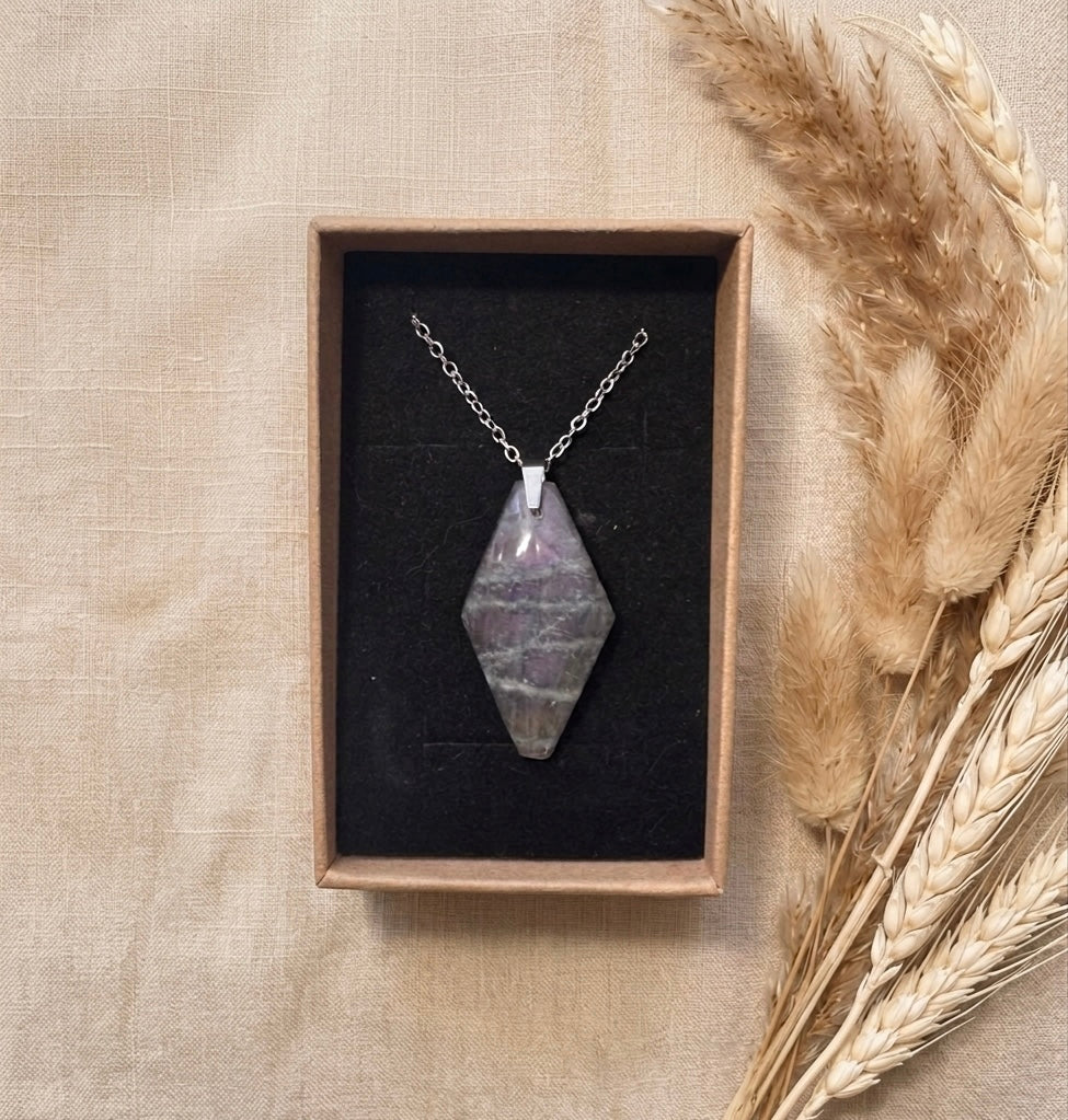 Collier en Labradorite