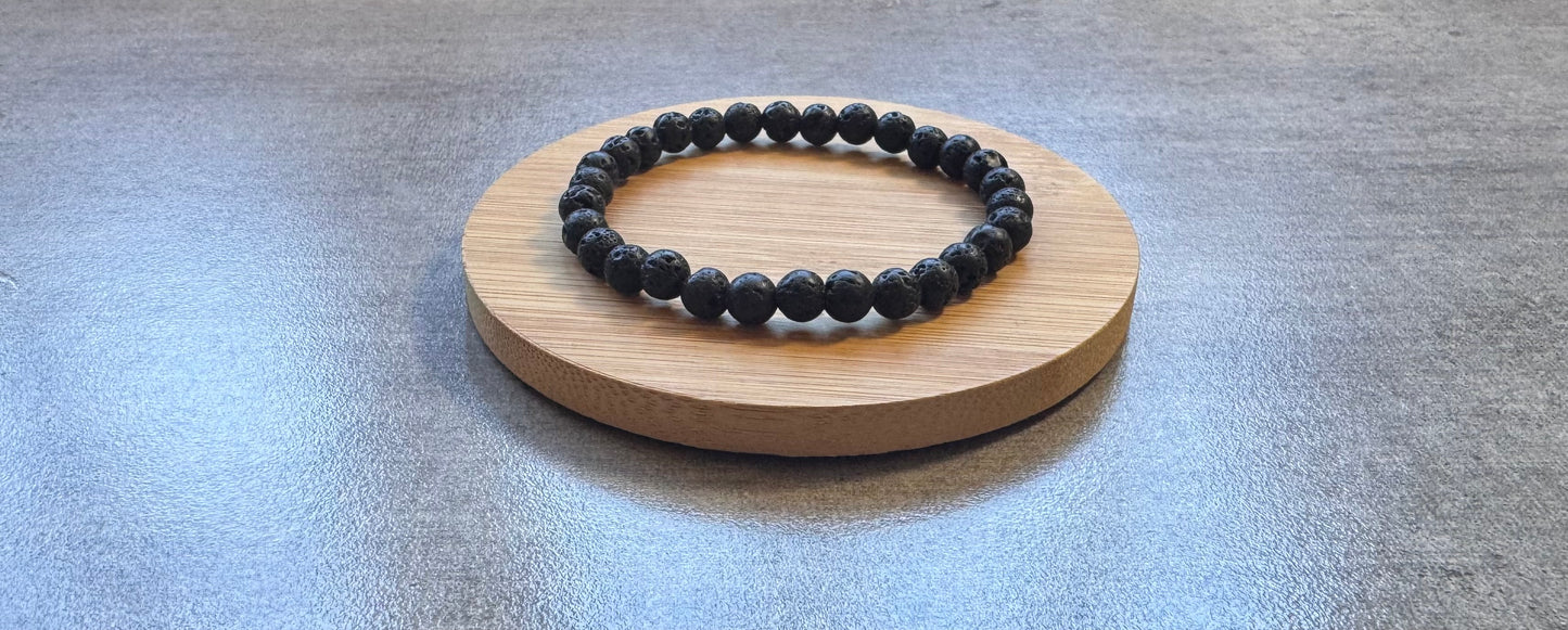 Bracelet en Pierre de lave