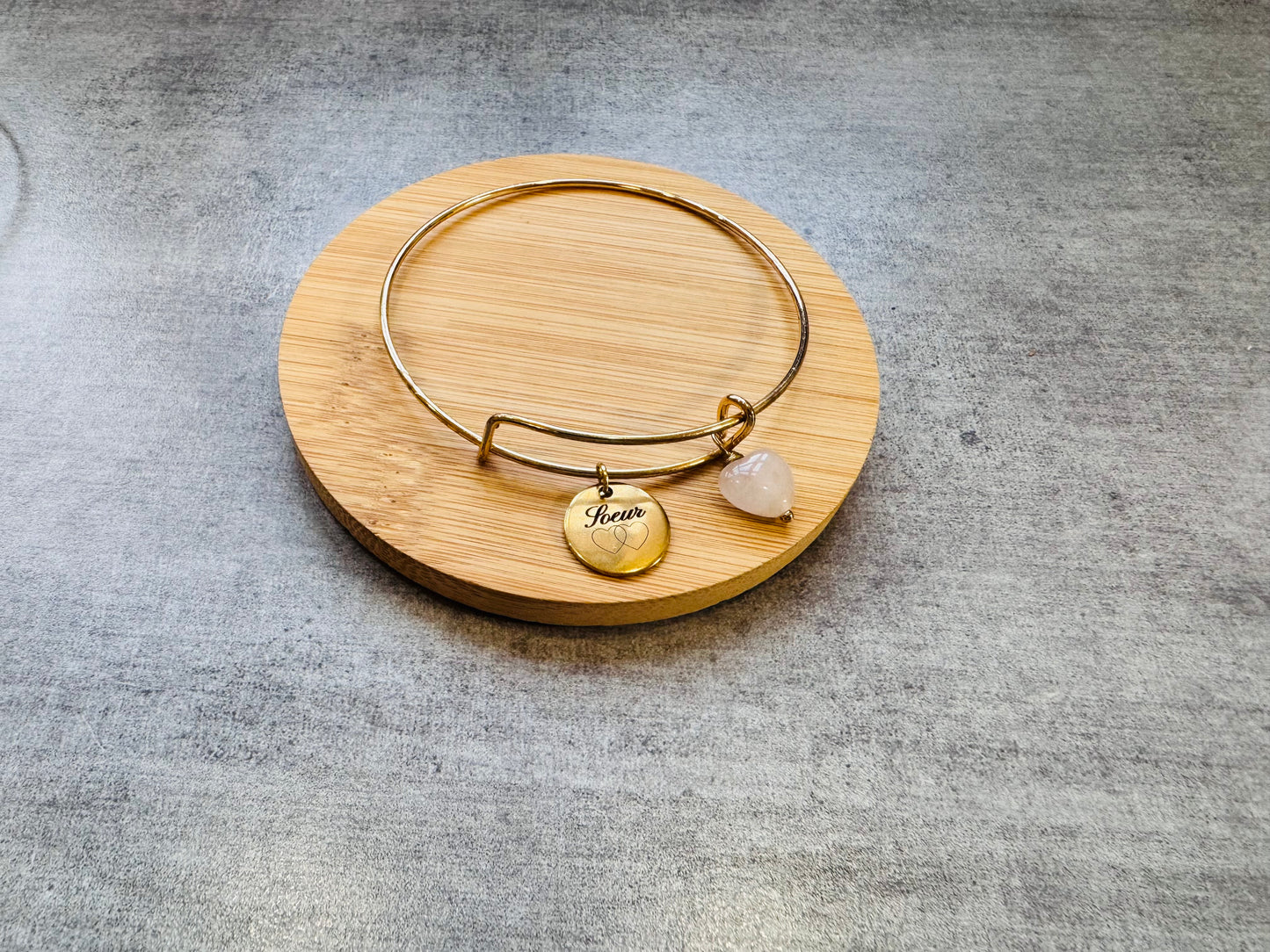 Bracelet taille standard– “ Sœur de 🖤