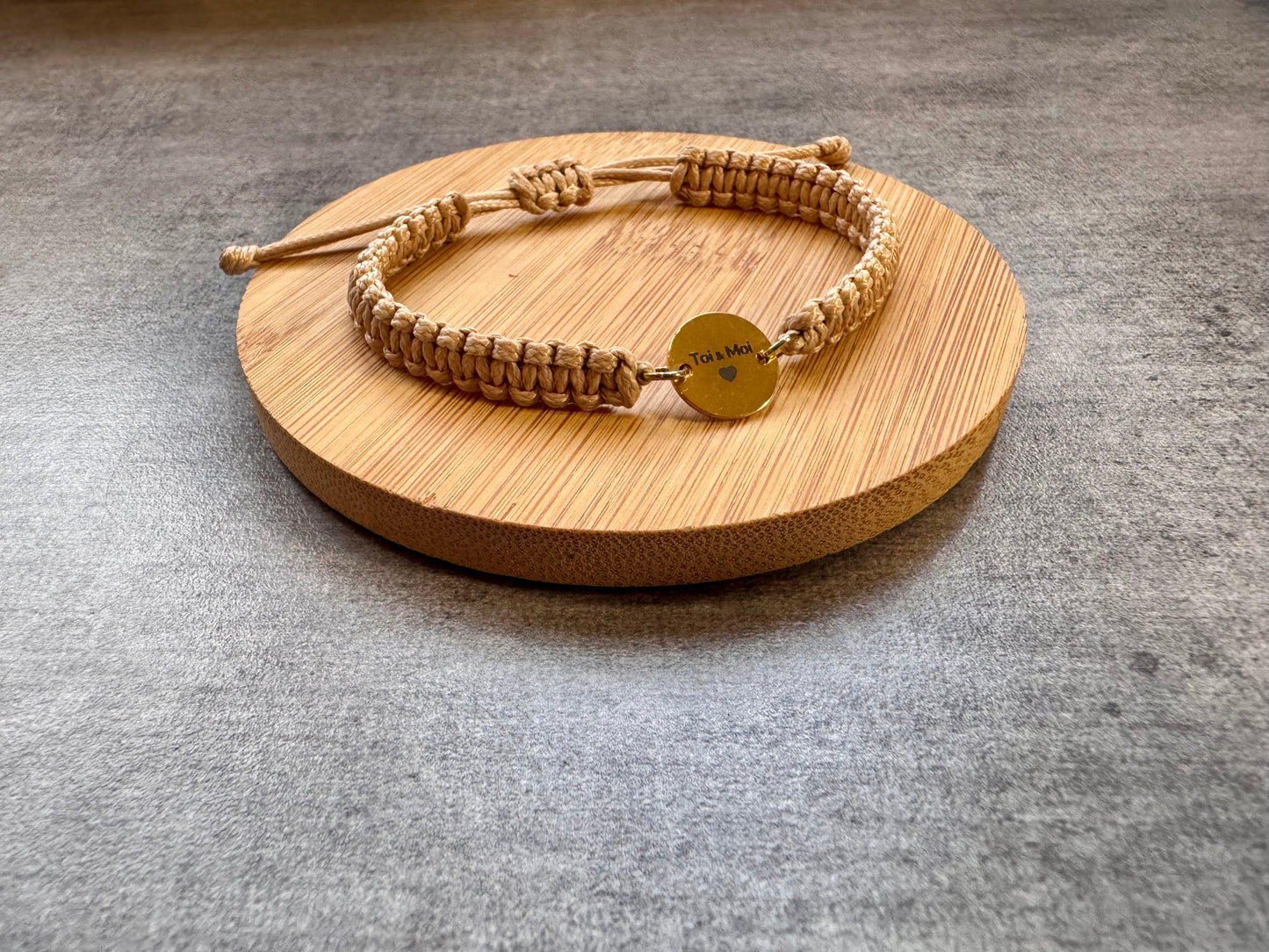 Bracelet ajustable – “Toi et Moi ” ✨