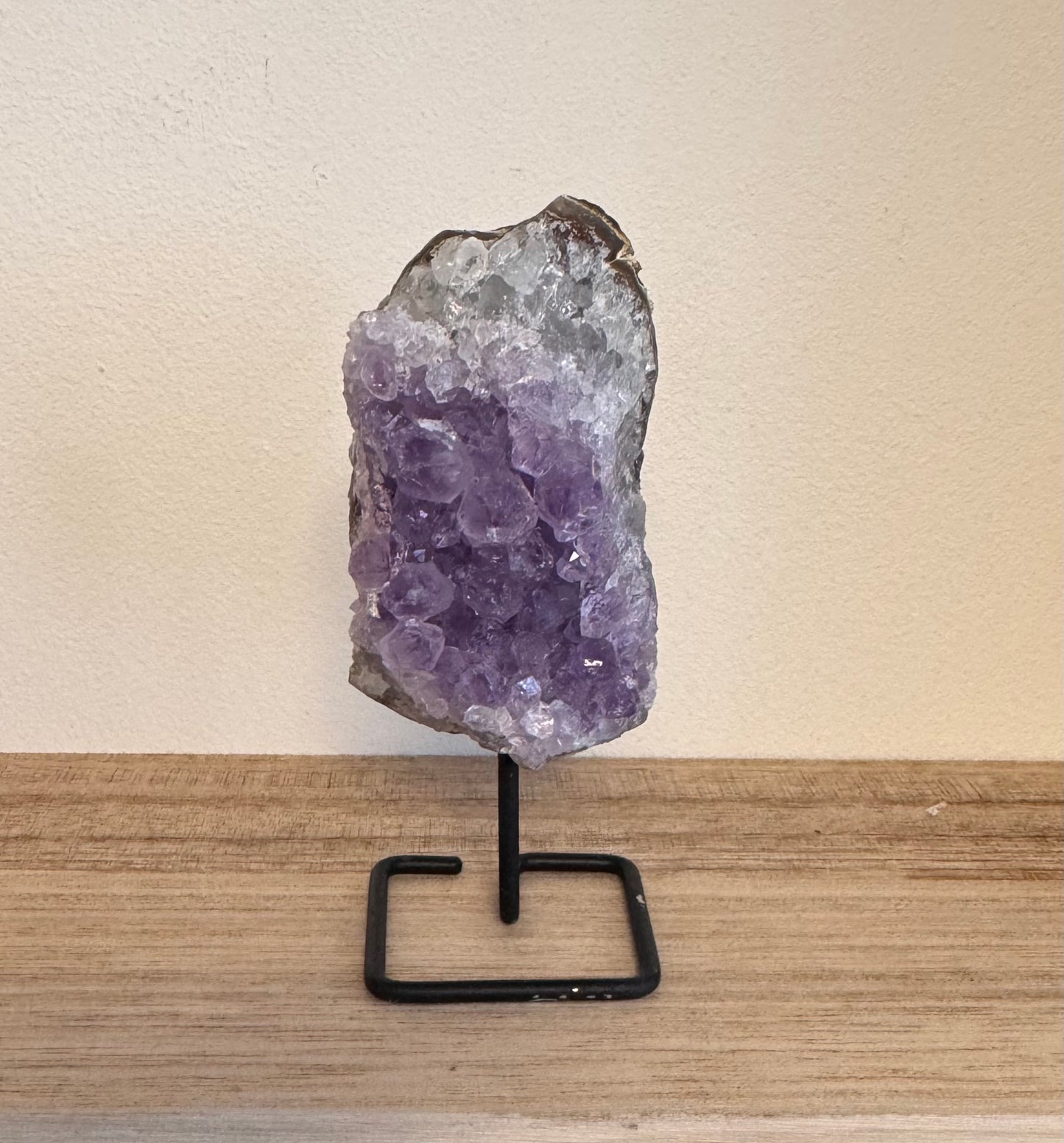 Améthyste sur pied