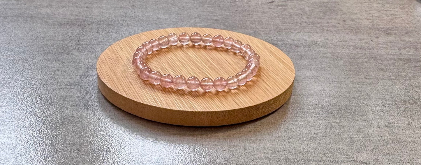 Bracelet en Quartz fraise