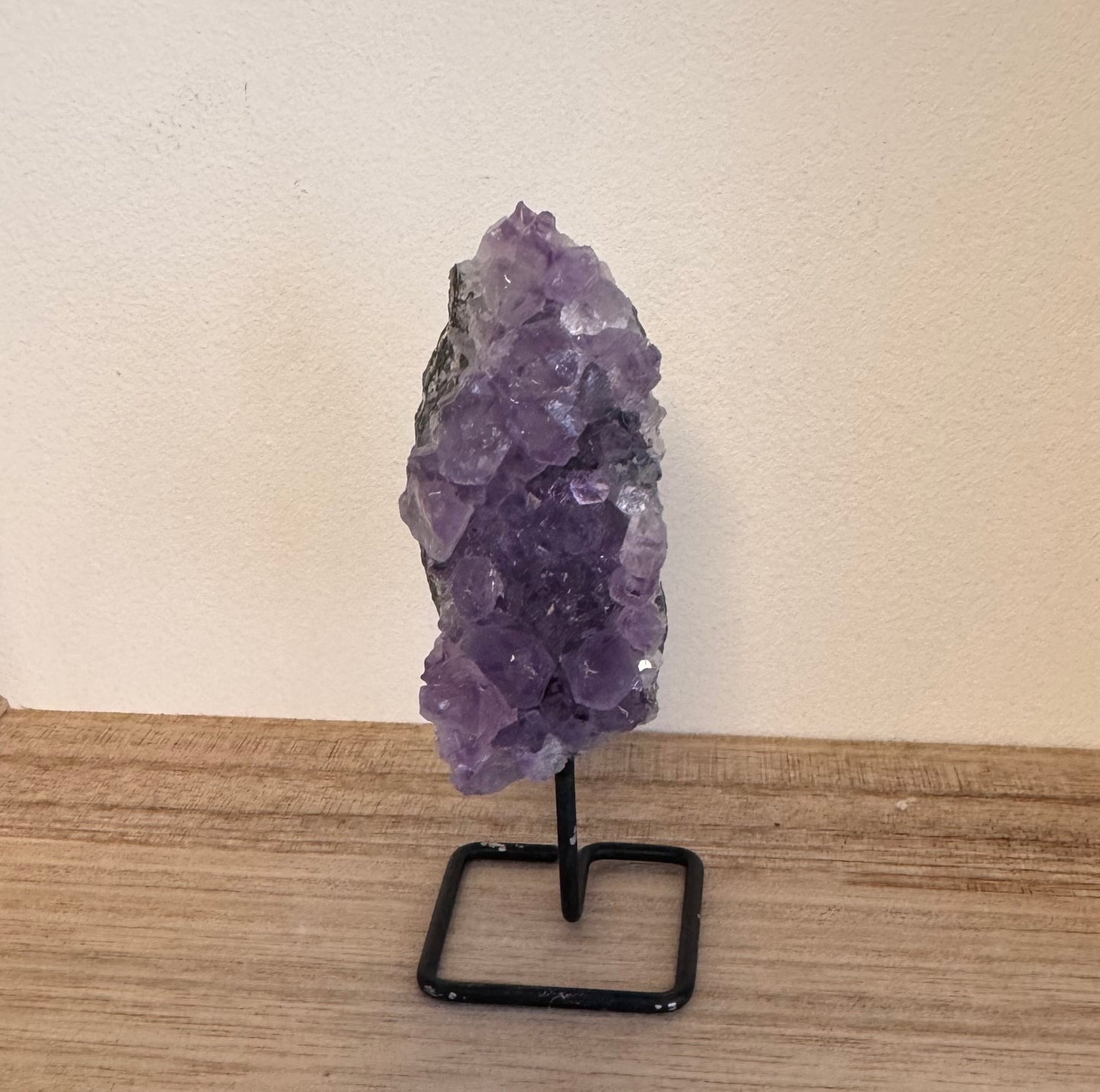 Améthyste sur pied