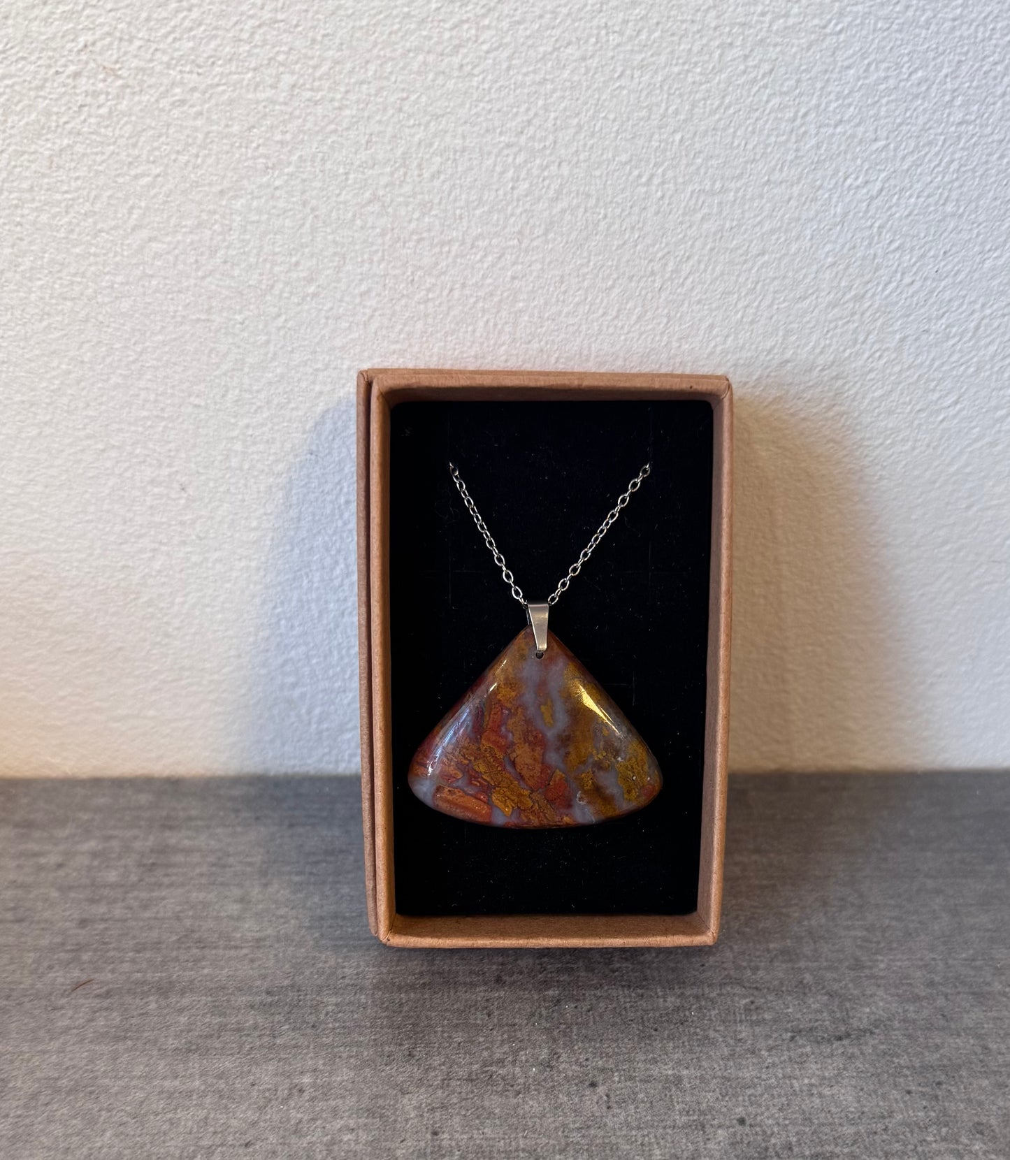 Collier en Agate Mousse