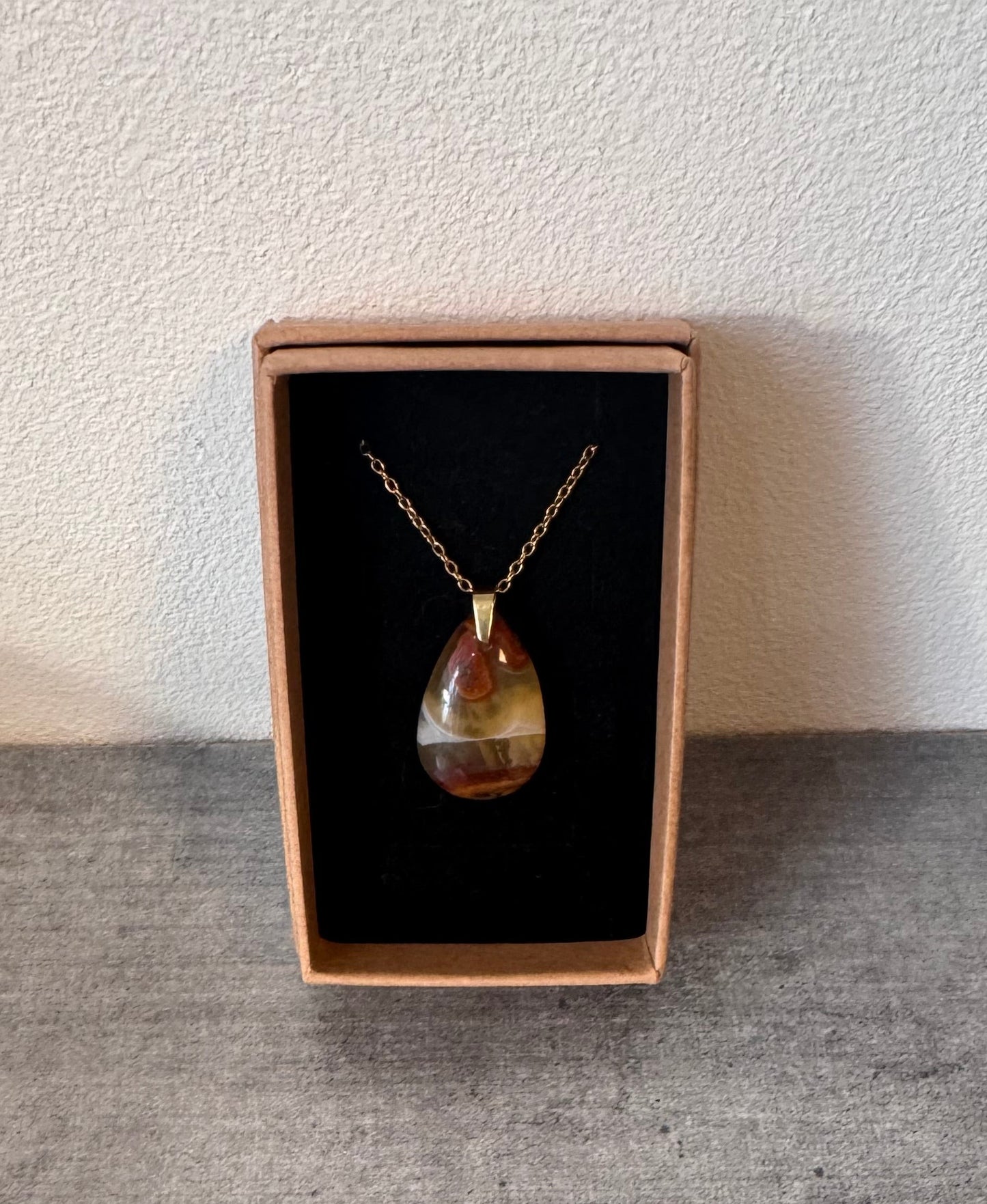 Collier en Agate Seam