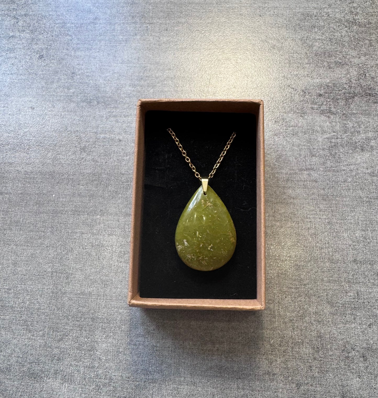 Collier en serpentine