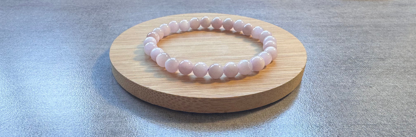 Bracelet en kunzite