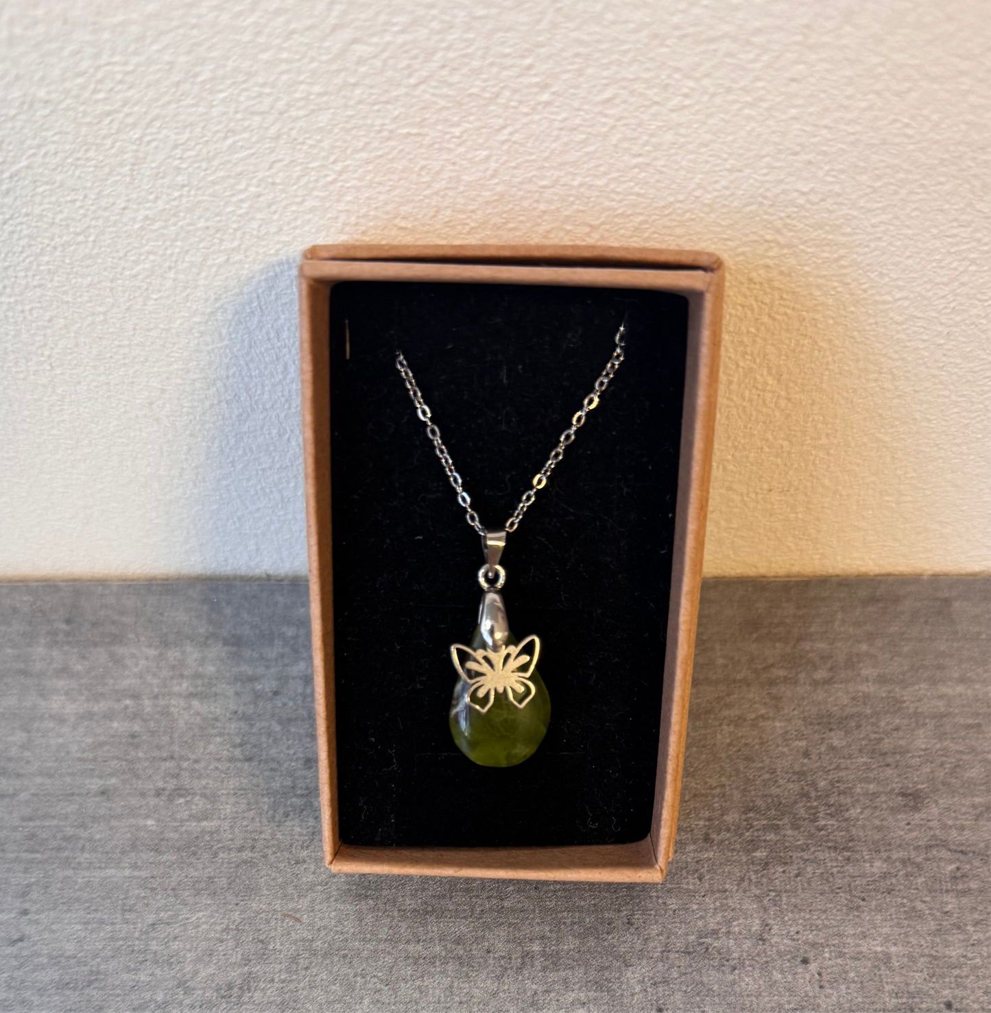 Collier en jade néphrite