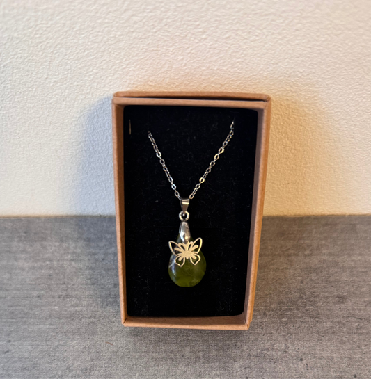 Collier en jade néphrite