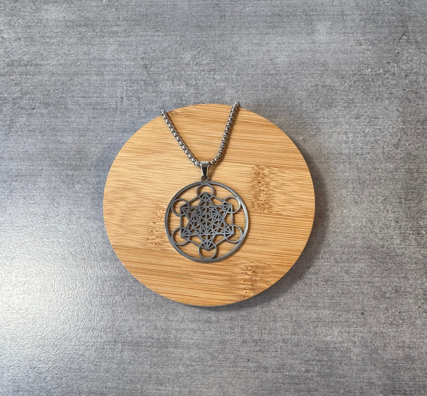 Collier Cube de Métatron – Protection & Harmonie