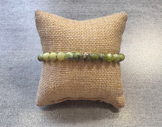 Bracelet en Chrysoprase Citron