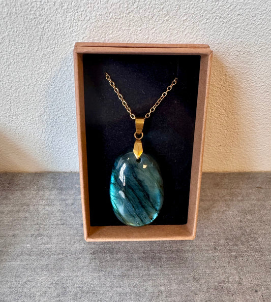 Collier en Labradorite