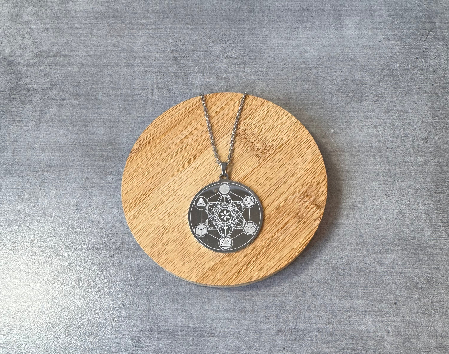 Collier Cube de Métatron – Protection & Harmonie