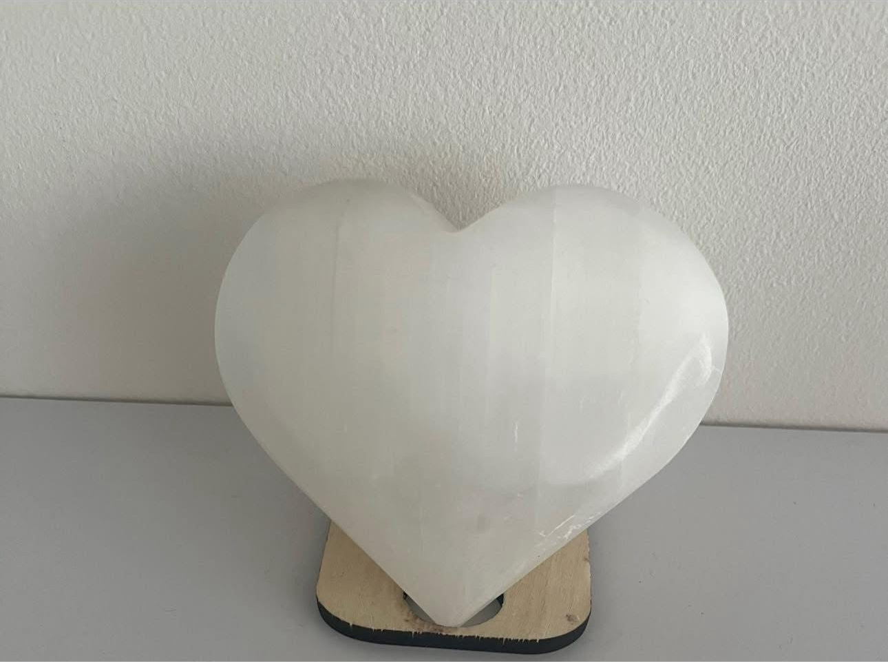 Coeur en Sélénite