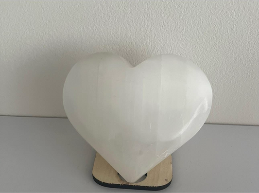 Coeur en Sélénite