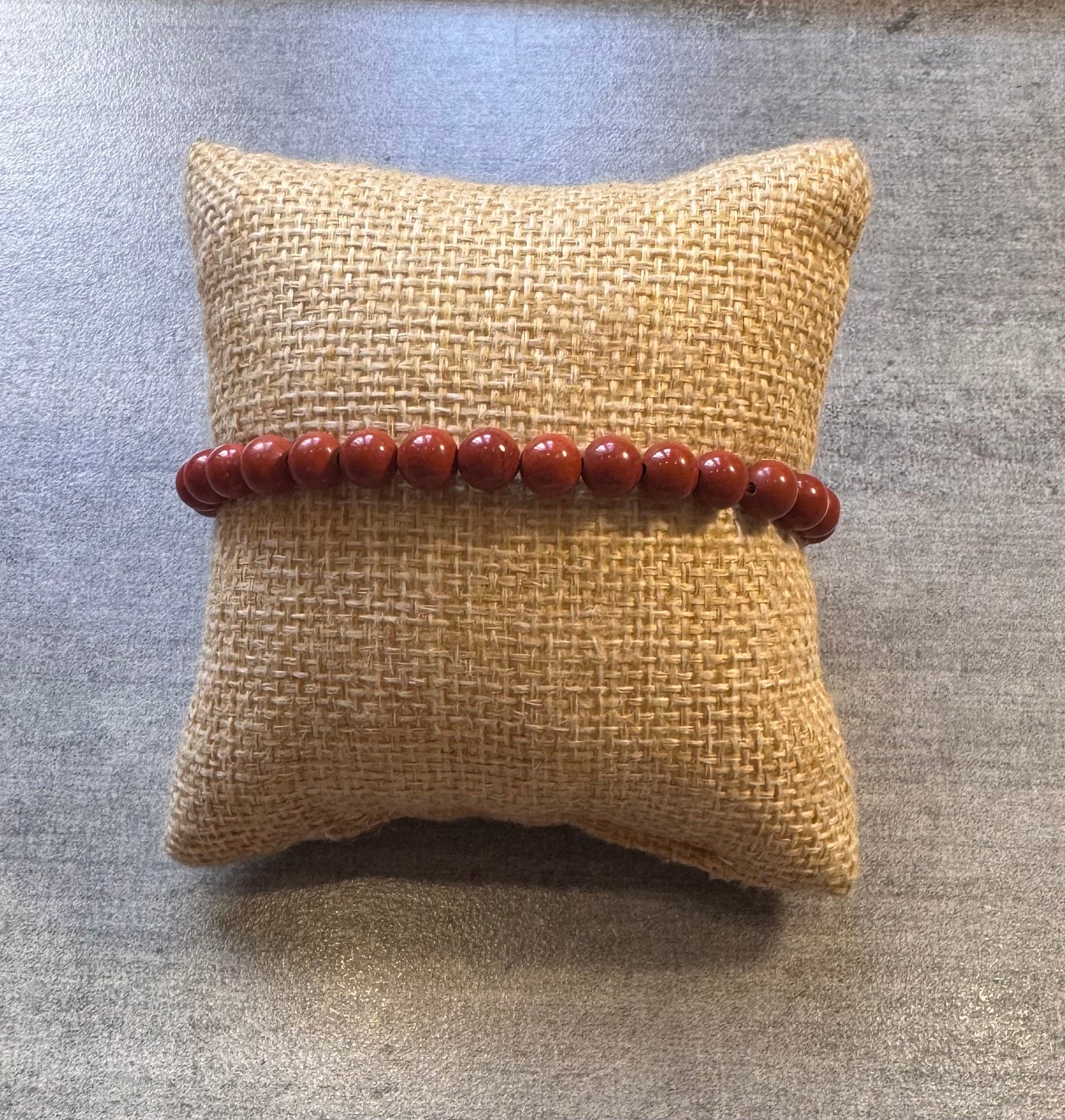 Bracelet en Jaspe rouge