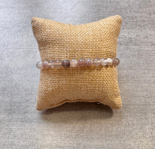 Bracelet en Agate de Botswana