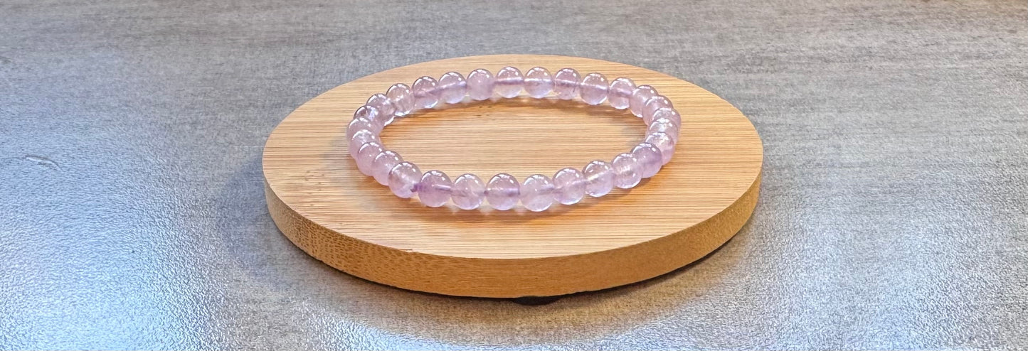 Bracelet en Améthyste Lavande