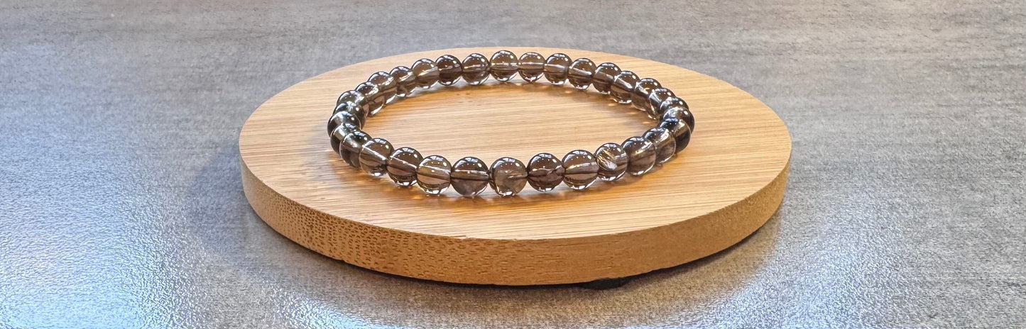 Bracelet en Quartz fumé
