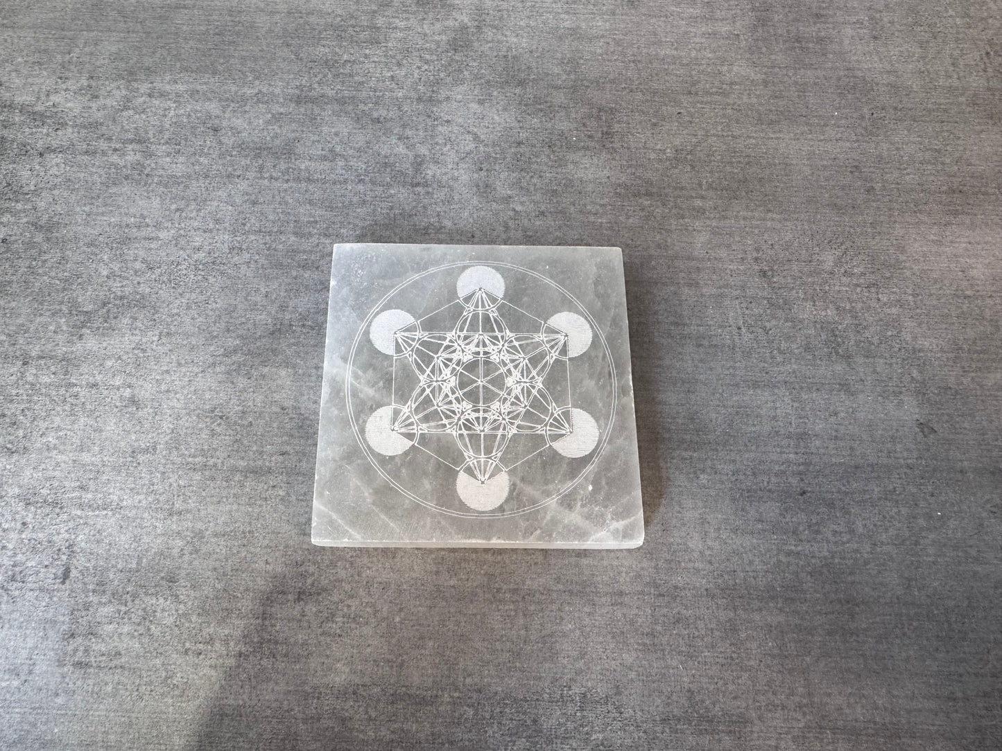 Metatron en Sélénite 10 cm