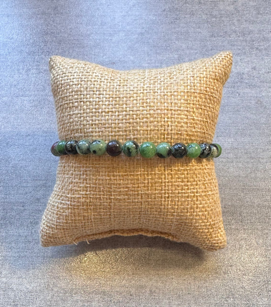 Bracelet en rubis zoisite