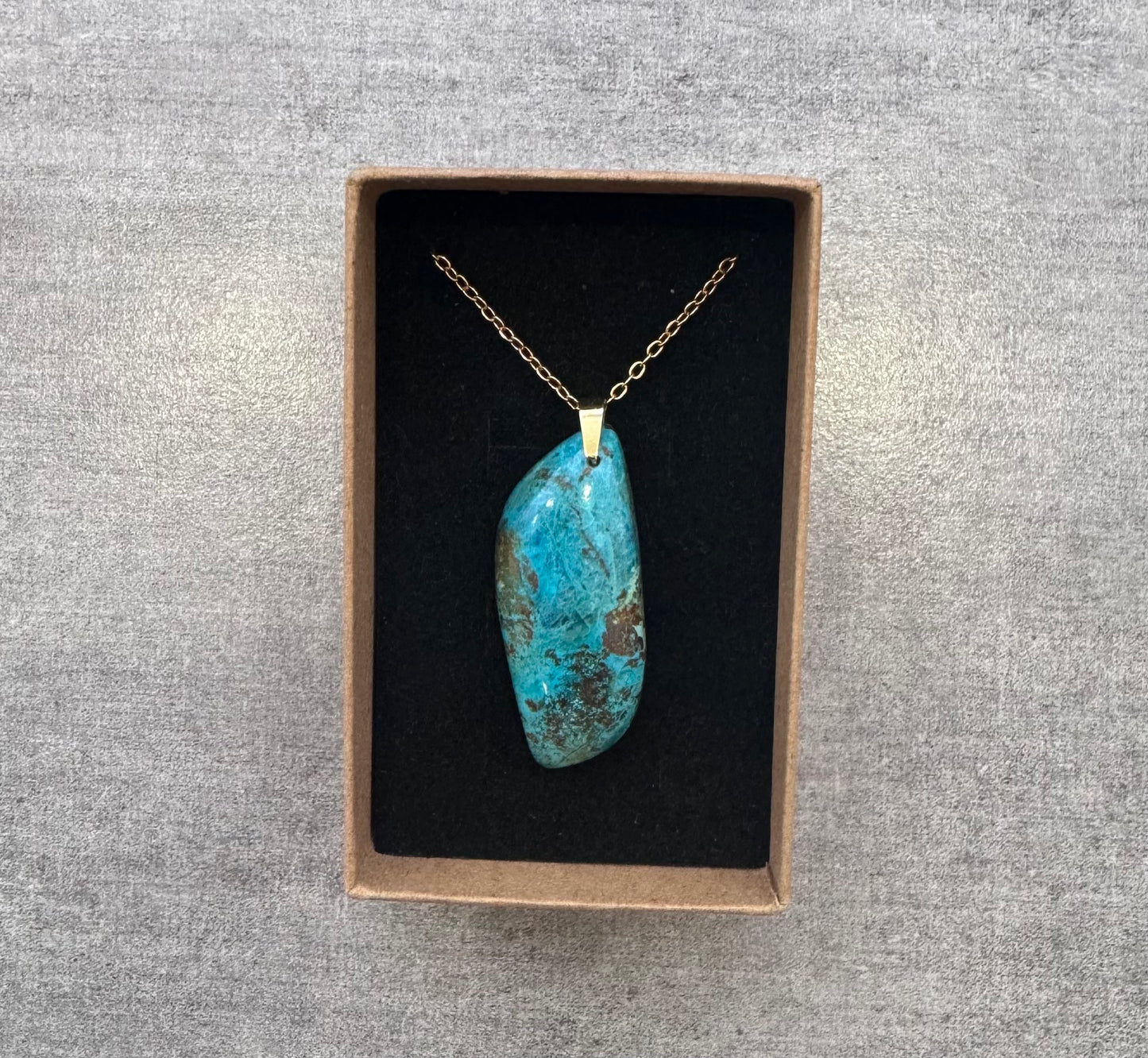 Collier en Chrysocolle shattuckite