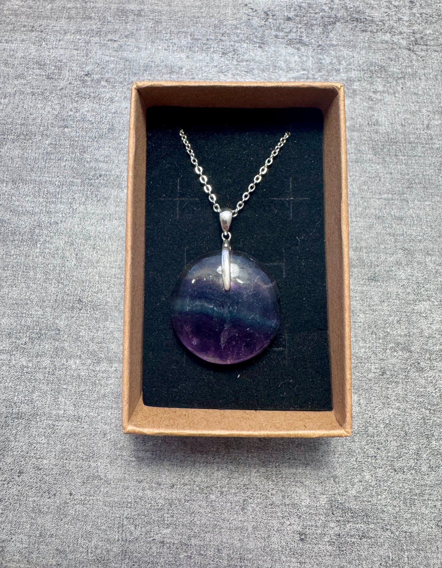 Collier en Fluorite