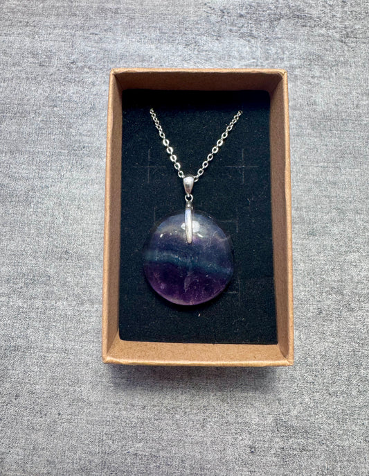 Collier en Fluorite
