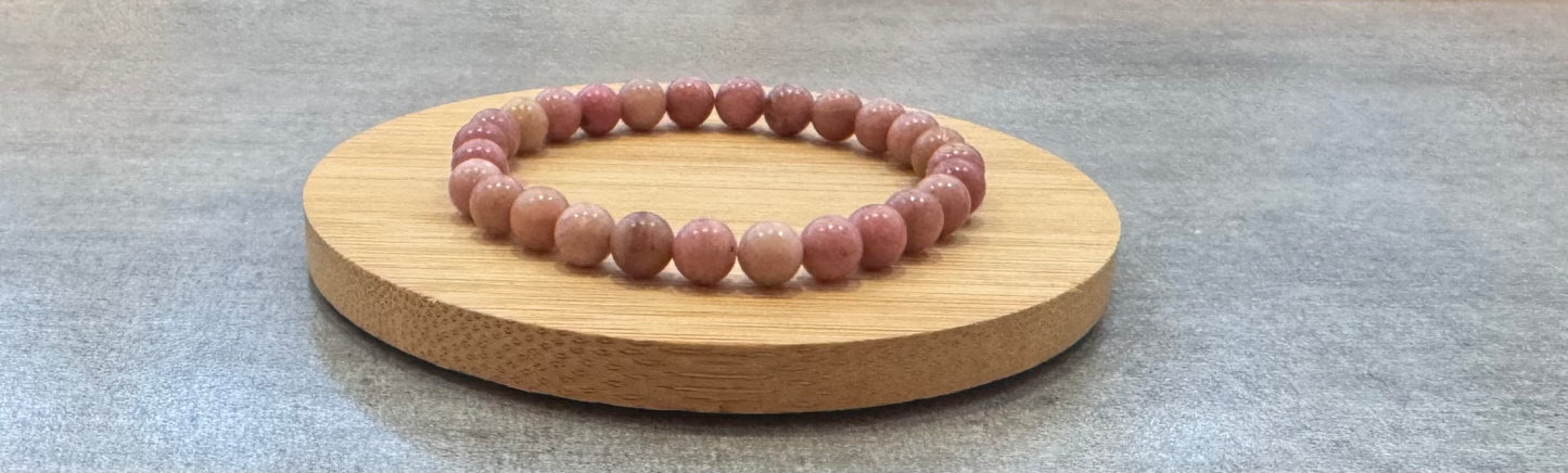 Bracelet en Rhodonite