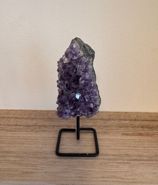 Améthyste sur pied