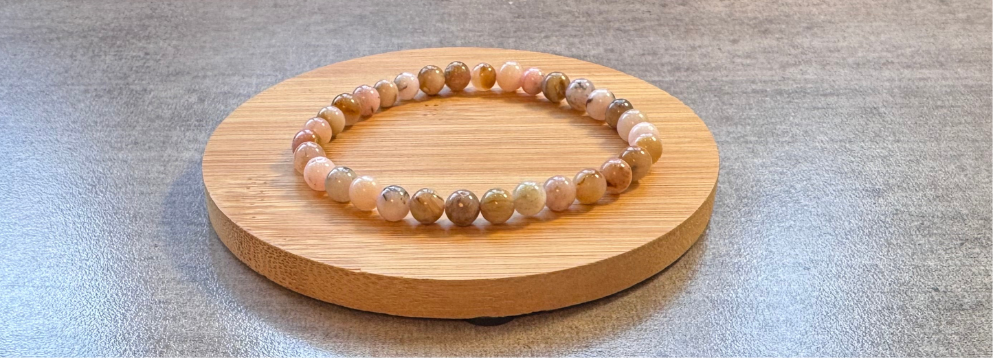 Bracelet en Opale rose