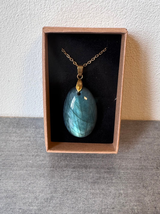 Collier en Labradorite