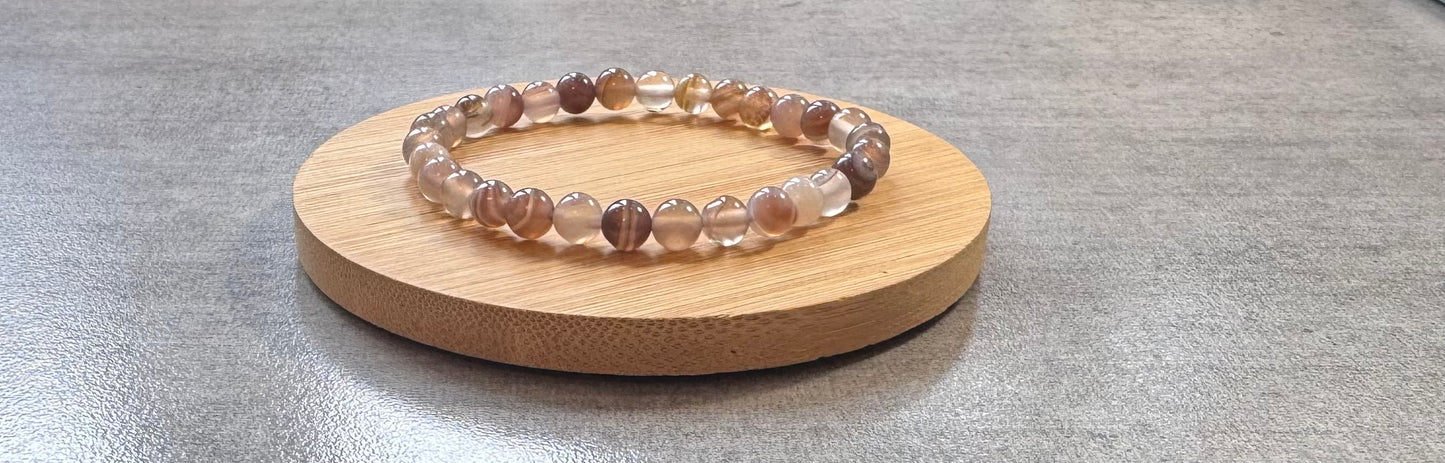 Bracelet en Agate de Botswana