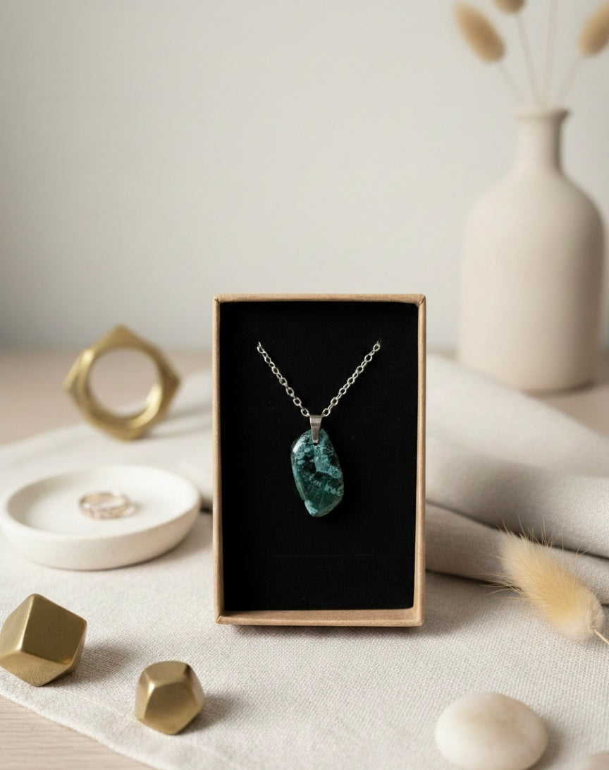 Collier Azurite Malachite