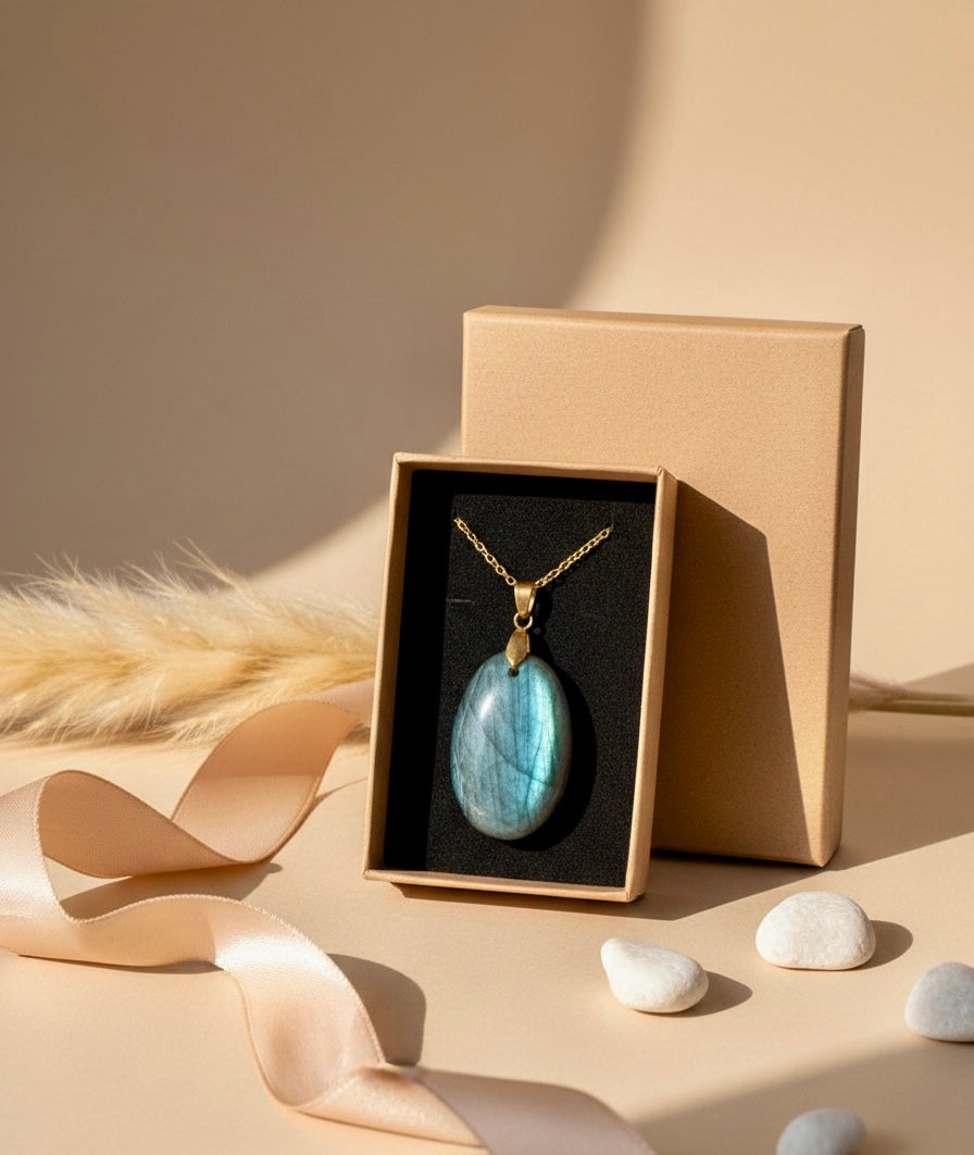 Collier en Labradorite