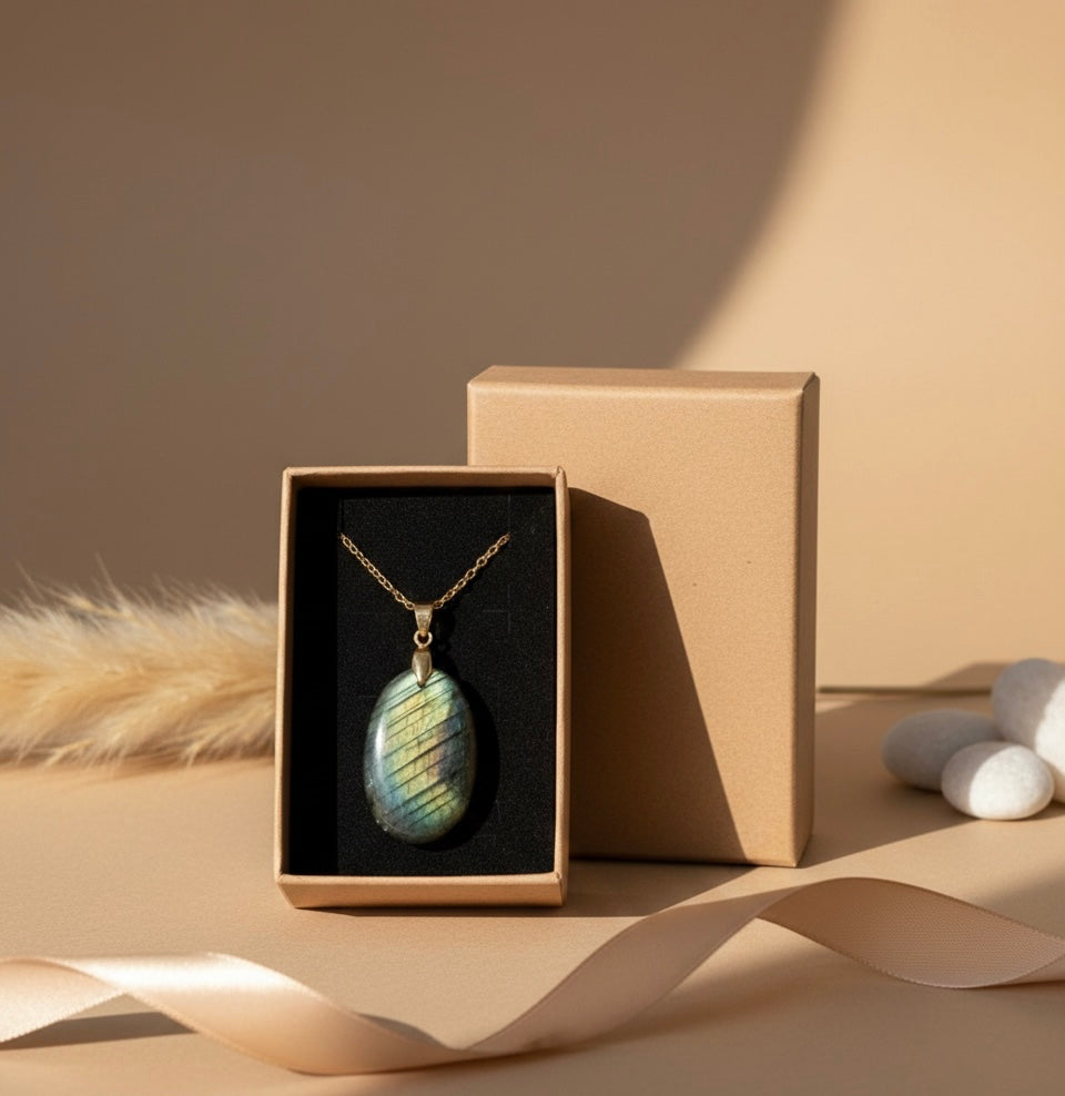 Collier en Labradorite