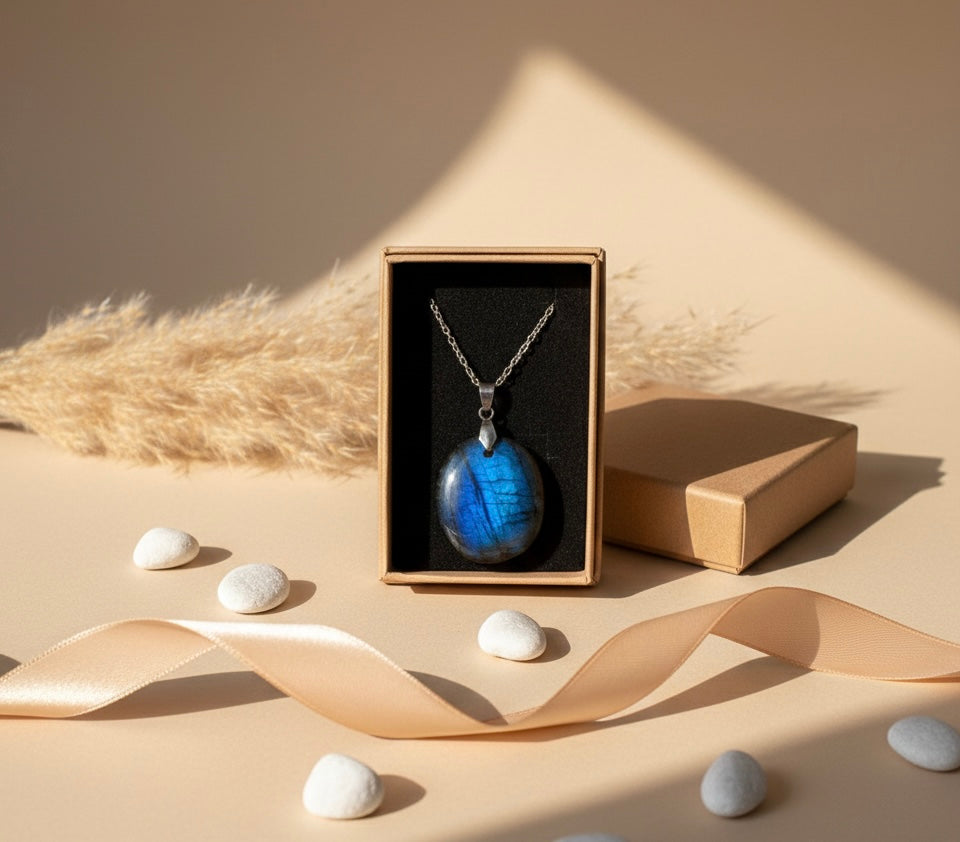 Collier en Labradorite