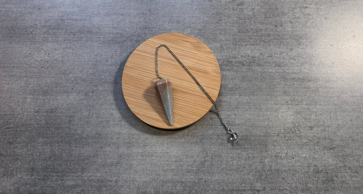 Pendule Agate grise