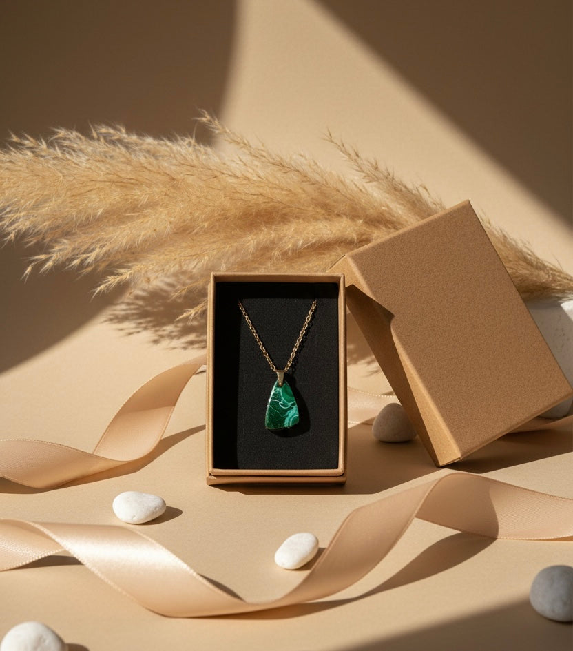 Collier Azurite Malachite