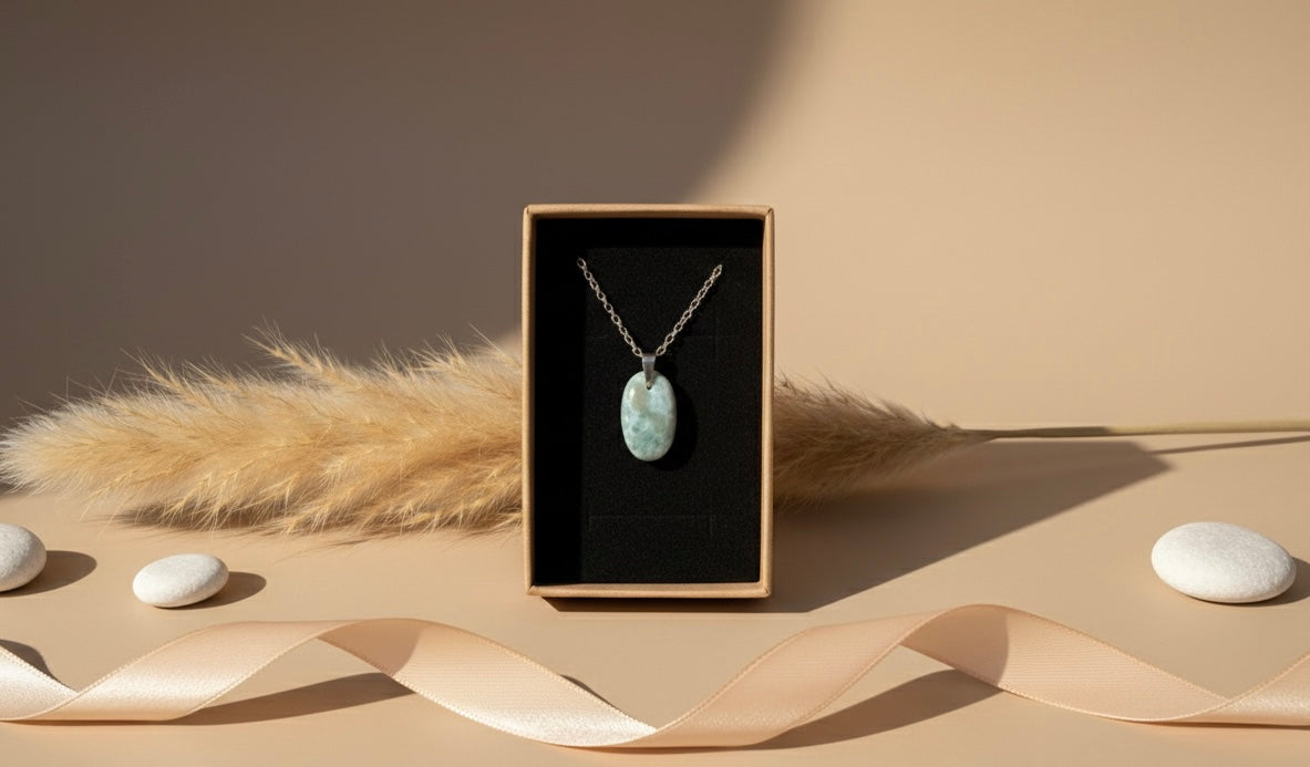 Collier en Larimar