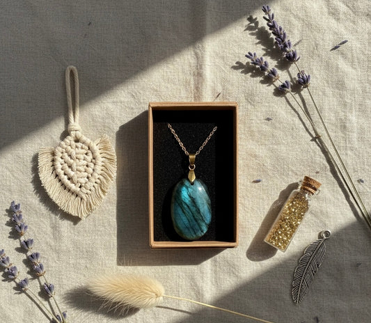 Collier en Labradorite