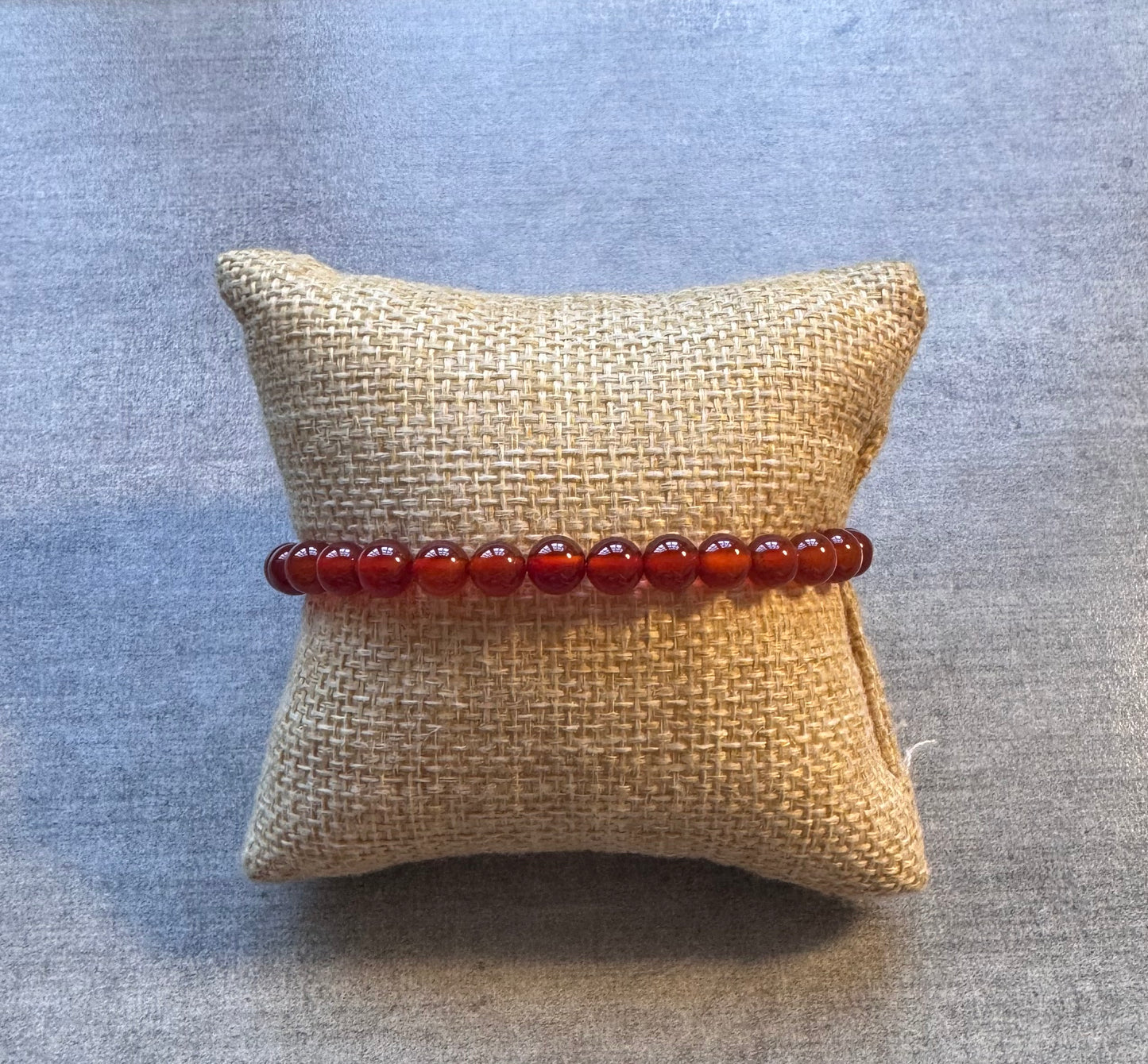 Bracelet en Cornaline rouge